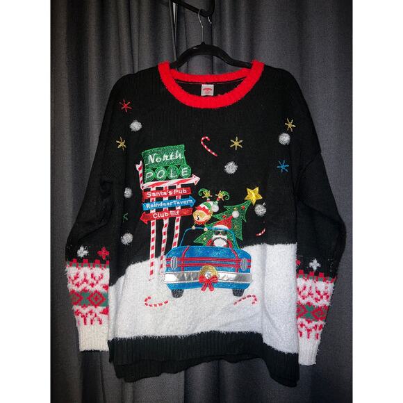 Ugly Christmas Sweater Xmas Size XL - Picture 1 of 3